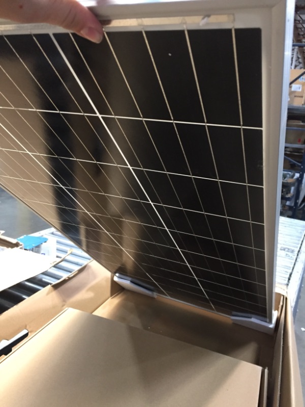 Photo 1 of 100 Watt 12 Volt Monocrystalline Solar Panel (Compact Design)(MISSING CABLES AND ACCESSORIES)
