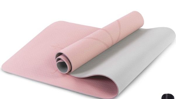 Photo 1 of 
Yoga Mat Non Slip, Pilates Fitness Mats with Alignment Marks, Eco Friendly, Anti-Tear Yoga Mats for Women, Exercise Mats for Home Workout