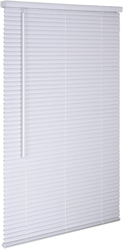 Photo 1 of LOTUS & WINDOWARE 1" Cordless Vinyl Mini Blind, 41" x 48", White
