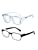 Photo 1 of 2Pack Anti-Fog Safety Glasses Side Shields Protection Blue Light Blocking Glasses Comfortable Clear Lab Goggles
