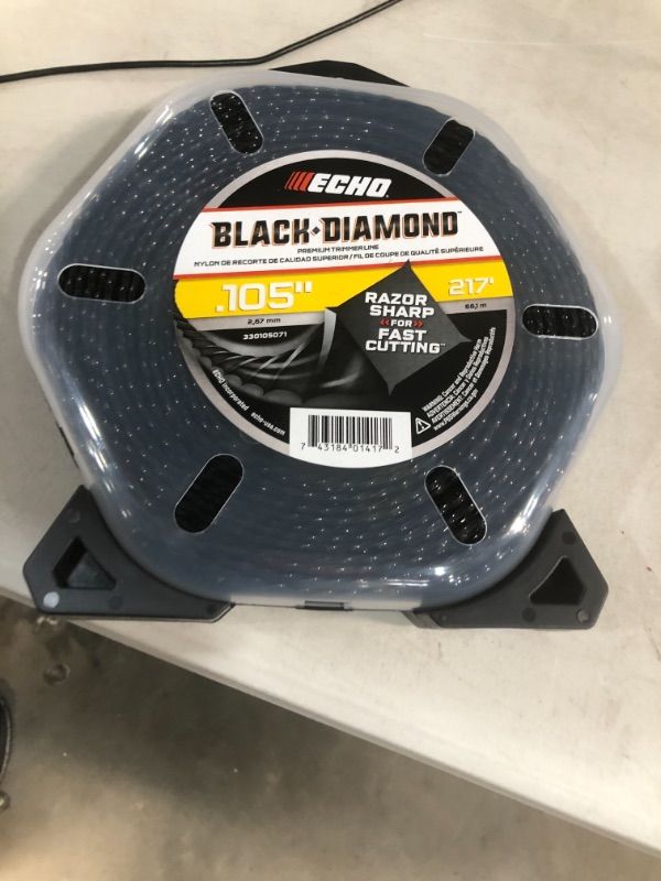 Photo 2 of Echo-330105071 Black Diamond Trimmer Line - 1 Lb Spool - .105 in.
