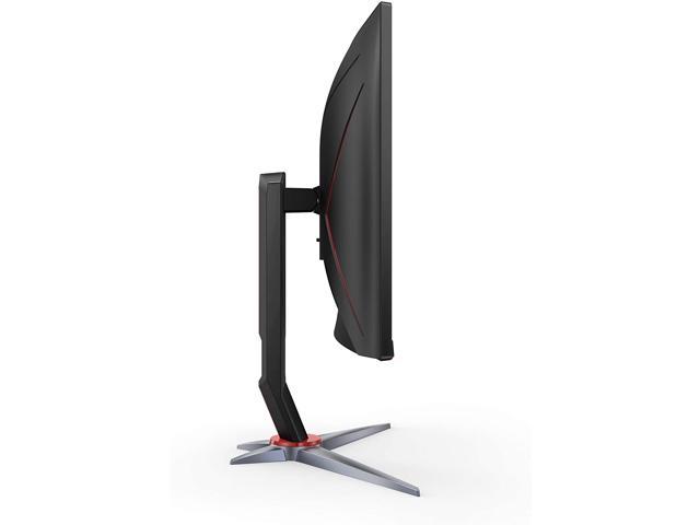 Photo 1 of *DAMAGED SCREEN* AOC CQ27G2 27" WQHD Curved Screen WLED Gaming LCD Monitor, 16:9, Black Red
