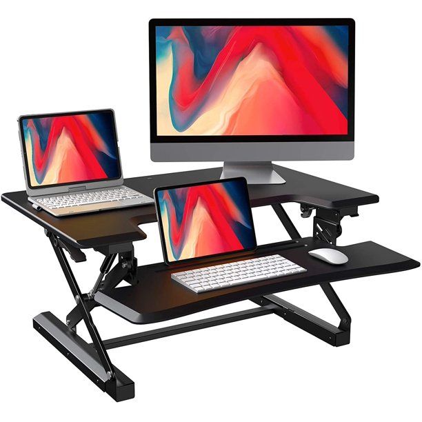 Photo 1 of Typecase Height Adjustable Standing Desk Converter Monitor Riser