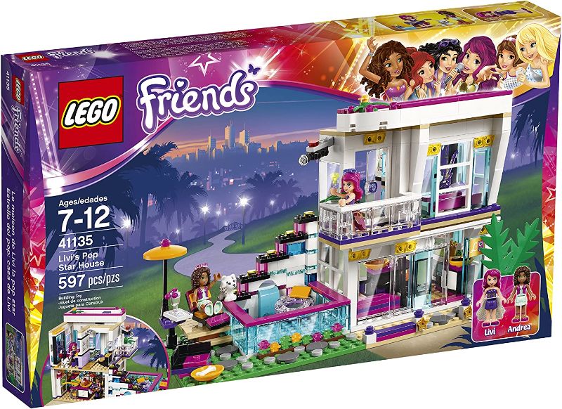 Photo 1 of *MISSING PARTS *LEGO Friends Livi's Pop Star House Building Kit (597 Piece)
