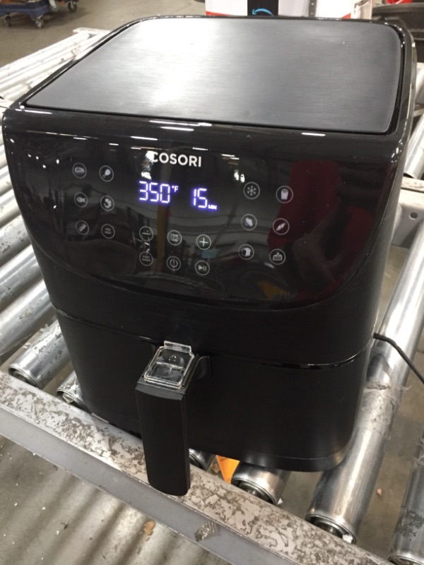 Photo 1 of COSORI Smart WiFi Air Fryer(100 Recipes), 13 Cooking Functions, Keep Warm & Preheat & Shake Remind, Works with Alexa & Google Assistant, 5.8 QT, Black
