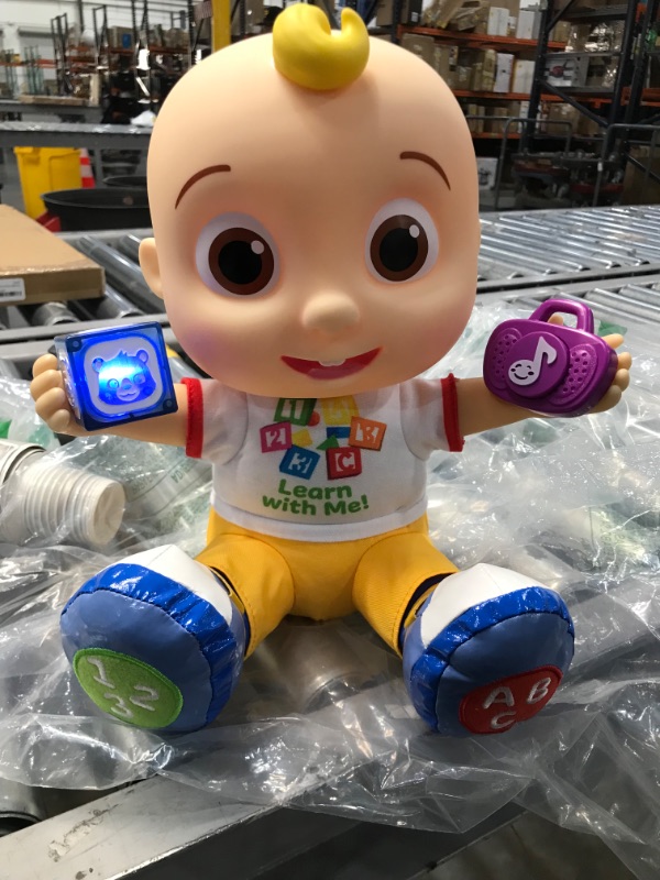 Photo 2 of Cocomelon Interactive Learning JJ Doll with Lights and Sounds, Preschool Ages 3 up by Just Play
