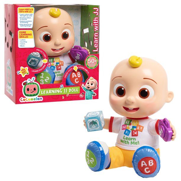 Photo 1 of Cocomelon Interactive Learning JJ Doll with Lights and Sounds, Preschool Ages 3 up by Just Play
