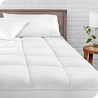 Photo 1 of Bare Home Pillow-Top Full Mattress Pad - Premium Goose Down Alternative - Overfilled Microplush Reversible Top - Super-Soft Mattress Topper (Full)
