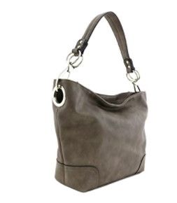 Photo 1 of Hobo Shoulder Bag with Big Snap Hook Hardware
