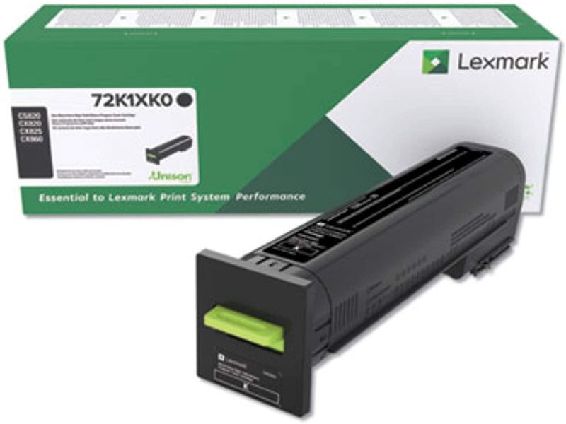 Photo 1 of Lexmark 72K1XK0 Unison Toner Cartridge, Black
