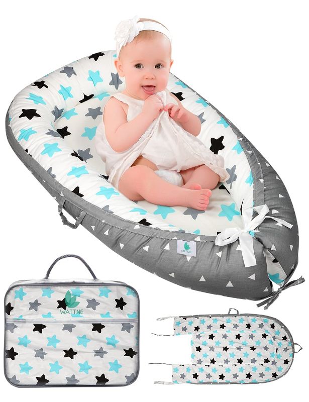Photo 1 of Baby Lounger Baby nest,Ultra Safe Feeling to Cluddle Newborn,Protect Infant Spine