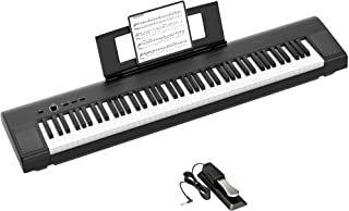 Photo 1 of Jomilly Full Size 88 Key Weighted Hammer Digital Piano, Portable Electric Keyboard Piano for Beginner/Adults with Sustain Pedal, Power Supply, And Built in Speakers (Without Stand)
