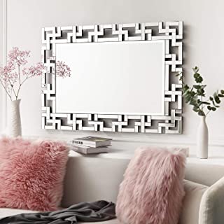 Photo 1 of Art Decorative Wall Mirrors Large Grecian Venetian Mirror for Hotel Home Vanity Sliver Mirror (27.5" W x39.5 H)
