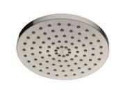 Photo 1 of 1-Spray 8 in. Single Wall Mount Fixed Shower Head in Brushed Nickel