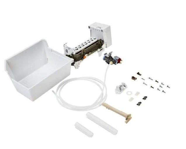 Photo 1 of 0.46 ft. Plastic Icemaker Installation Kit for Top Freezer Refrigerators
