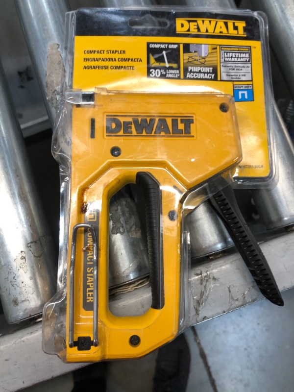 Photo 2 of DeWalt DWHTTR130LH Heavy Duty Compact Staple Gun