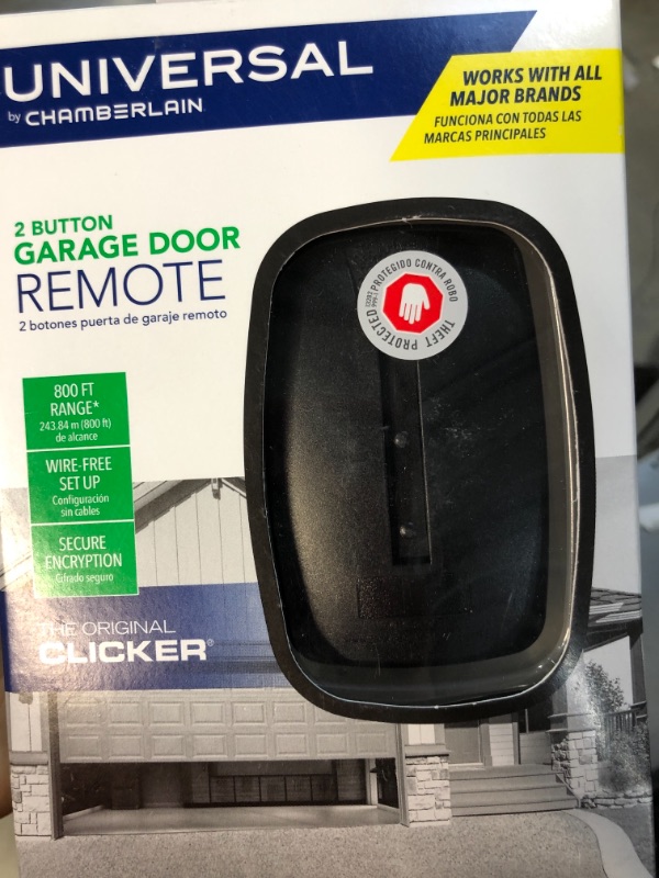 Photo 2 of Universal Clicker Black Garage Door Remote Control