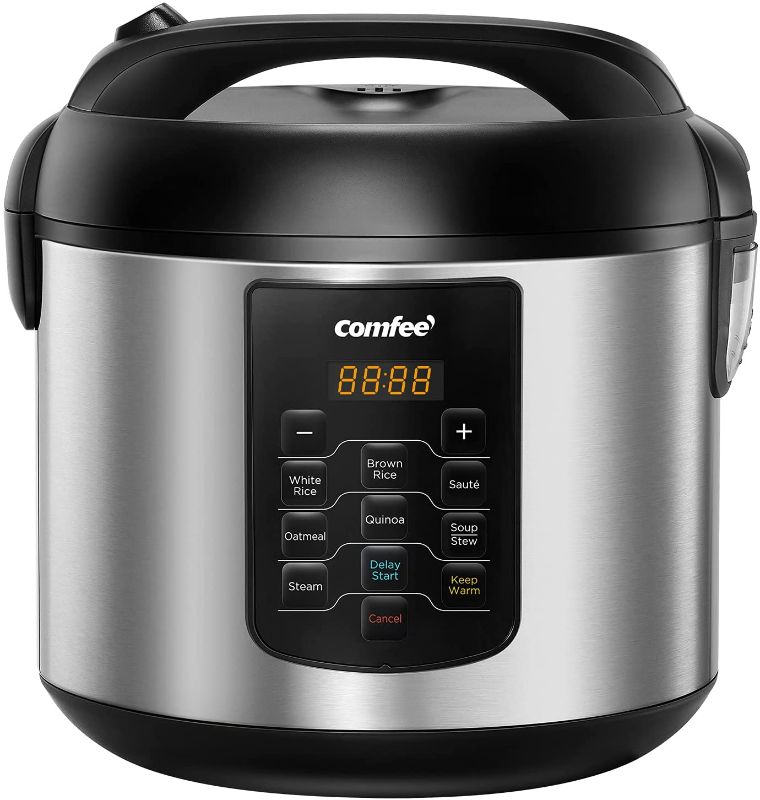 Photo 1 of COMFEE' Rice Cooker, 8-in-1 Stainless Steel Multi Cooker