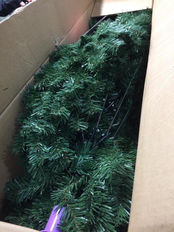 Photo 2 of  7.5ft Premium Spruce Artificial Holiday Christmas Tree