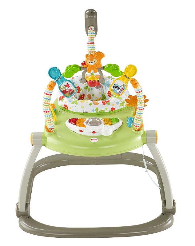 Photo 1 of  blue - Fisher-Price Woodland Friends SpaceSaver Jumperoo
