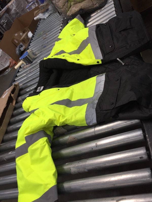 Photo 2 of High Visibility Reflective Winter Safety Jacket