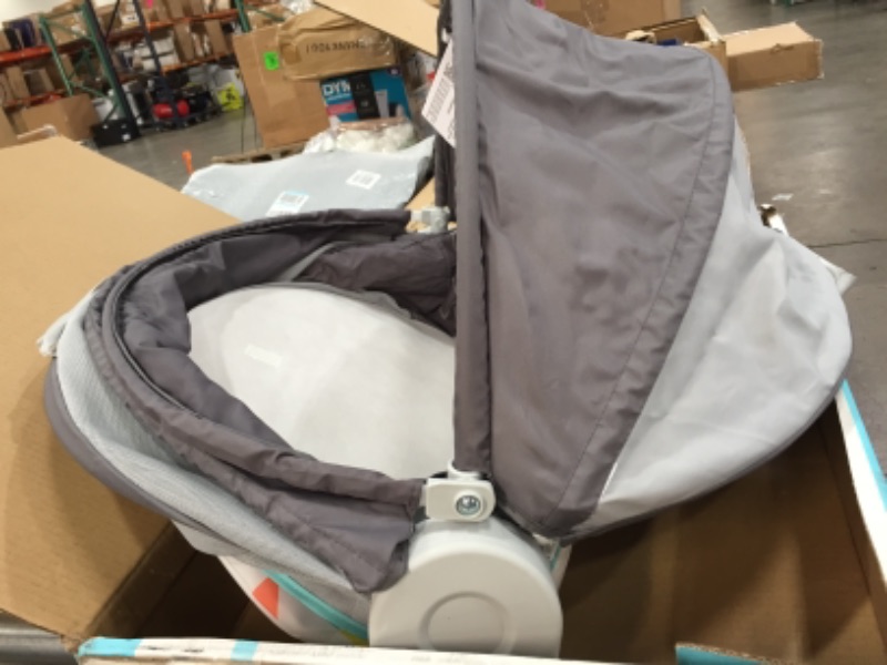 Photo 2 of Fisher-Price On-the-Go Baby Dome, Grey/Blue/Yellow/White
