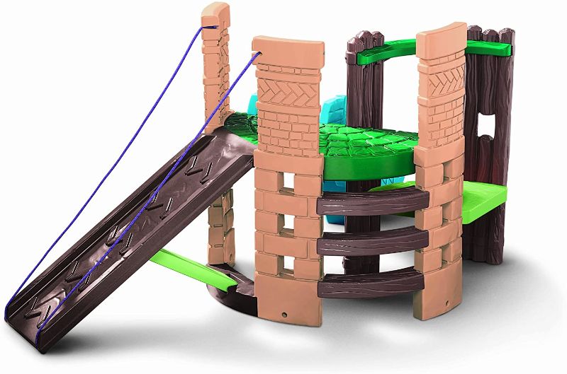 Photo 1 of Little Tikes 2-in-1 Castle Climber, Brown
