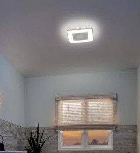 Photo 1 of **incomplete*** ChromaComfort 110 CFM Ceiling Bathroom Exhaust Fan with Sensonic Stereo Bluetooth Speaker
