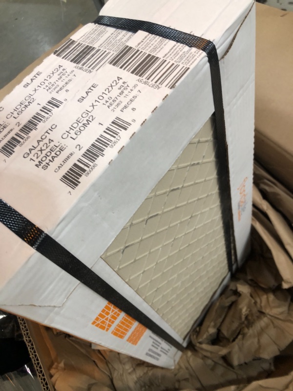 Photo 1 of Galactic Slate Black 12 in. x 24 in. Matte Porcelain Floor and Wall Tile (13.62 sq. ft/ case)
2 boxes - Still in packaging