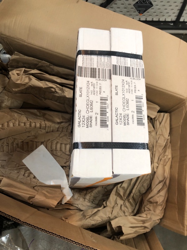 Photo 1 of Galactic Slate Black 12 in. x 24 in. Matte Porcelain Floor and Wall Tile (13.62 sq. ft/ case)
2 boxes - Still in packaging