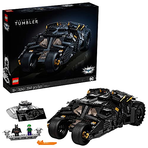 Photo 1 of ***MISSING COUPLE BAGS/ONE TIRE*** LEGO DC Batman Batmobile Tumbler 76240 Building Kit Model of the Batmobile from the Dark Knight Trilogy (2,049 Pieces)