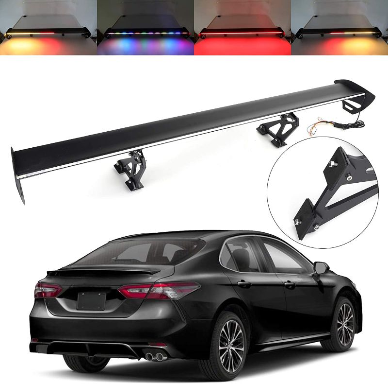 Photo 1 of Areyourshop Universal Sedan Adjustable Aluminum Rear Trunk Wing Racing Spoiler W/LED Light
UNABLE TO TEST