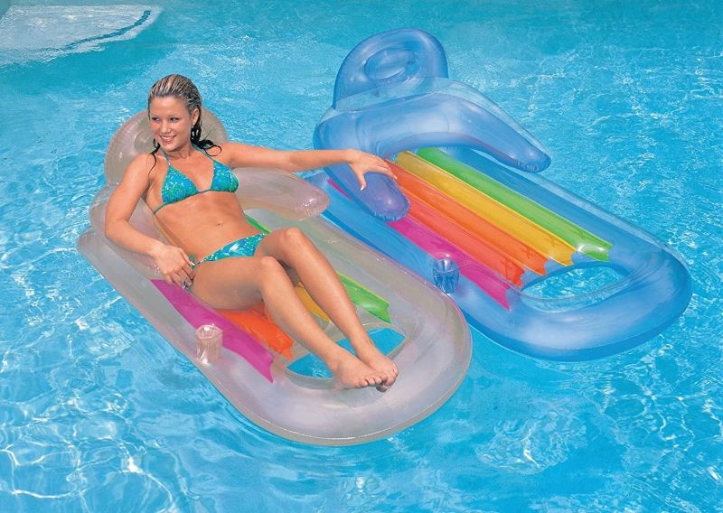 Photo 1 of Intex TYG7542 Water Float Kool Lounges, King, Assorted Colors
