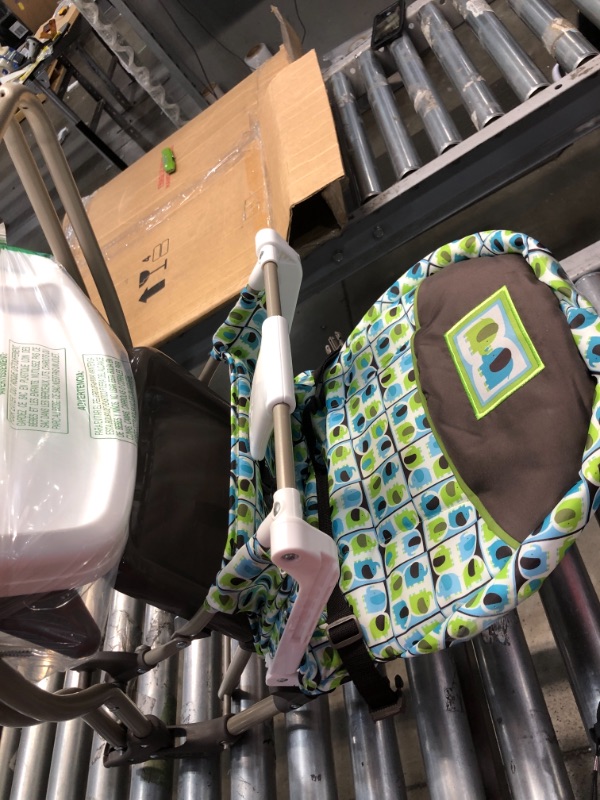 Photo 3 of Cosco Simple Fold High Chair with 3-Position Tray (Elephant Squares)
