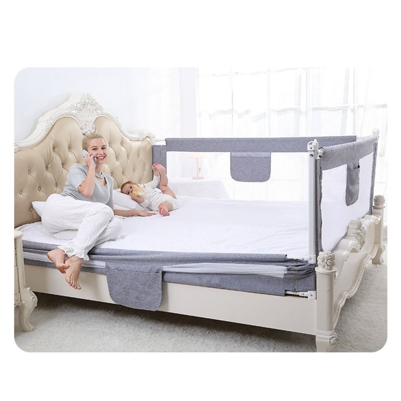 Photo 1 of 1PC Toddlers Bed Rails 47''60''70''80''87''(L) Height Adjustable Baby Bed Rail Kids Infant Bed Guard