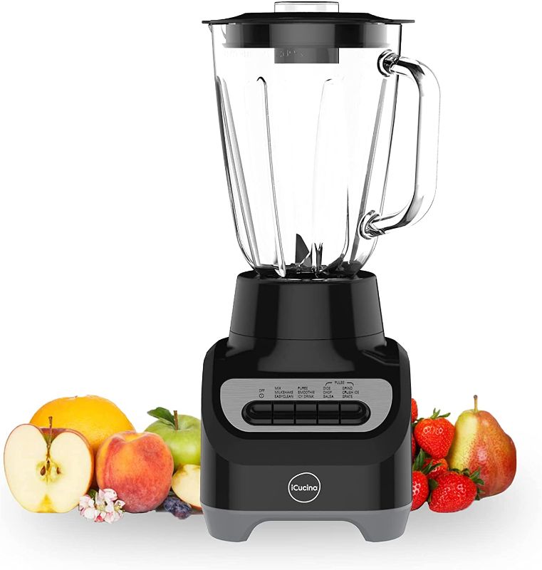 Photo 1 of SIMILAR TO STOCK PHOTO 
iCucina Countertop Blender with 1500ml Jar|