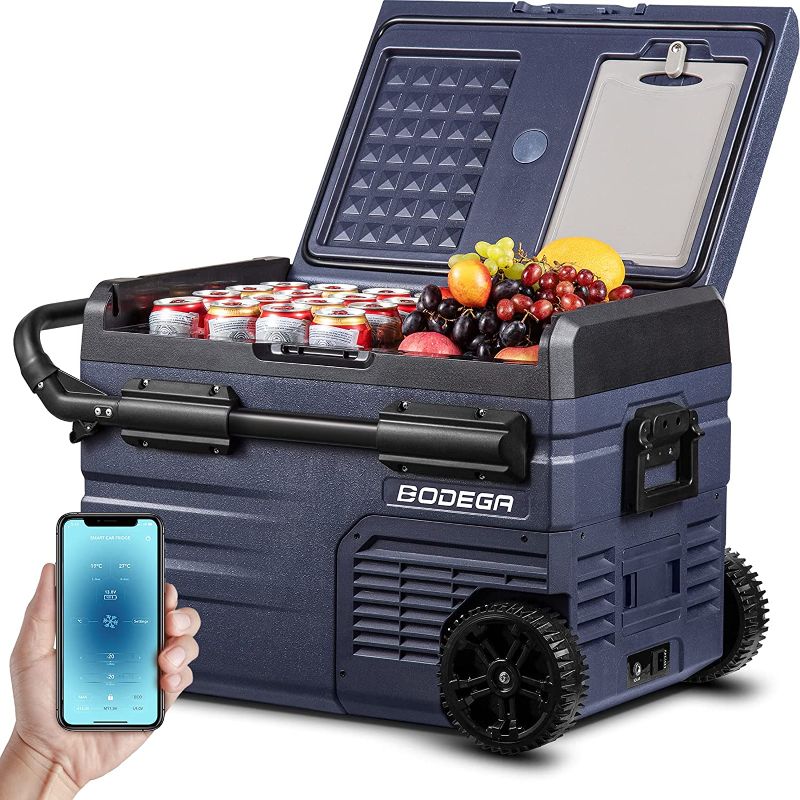 Photo 1 of **NOT WORKING** 
BODEGA 12 Volt Car Refrigerator, Car Fridge Dual Zone APP Control, Portable Freezer,37 Quart (35L) -4?-68? RV Electric Compressor Cooler 12/24V DC and 100-240V AC for Outdoor, Camping, Travel,RV
