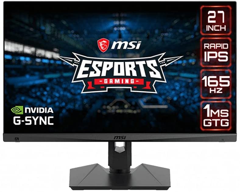 Photo 1 of MSI QHD Rapid-IPS Quantum DOT Gaming Non-Glare Super Narrow Bezel 1ms 2560 x 1440 165Hz Refresh Rate Adjustable Arm G-Sync Compatible 27” Gaming Monitor (Optix MAG274QRF-QD)
