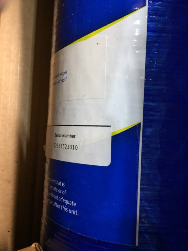 Photo 7 of **INCOMPLETE, PACKAGES OF 3**
Aquasana Whole House Water Filter System - Water Softener Alternative - Salt-Free Descaler, Carbon & KDF Home Water Filtration - Filters Sediment & 97% Of Chlorine - 1,000,000 Gl - EQ-1000-AST
