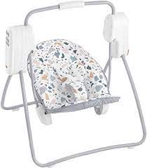 Photo 1 of Fisher-Price Small Spaces Swing - Pacific Pebble
