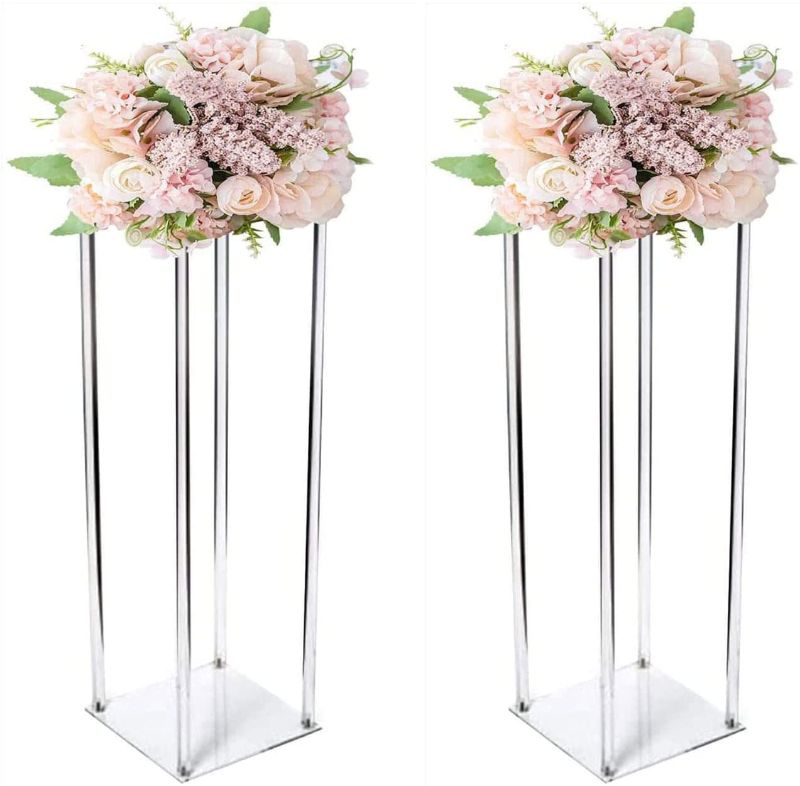 Photo 1 of 
24"x8"- PACK OF 2- Simprefine Dia. Acrylic Flower Stand