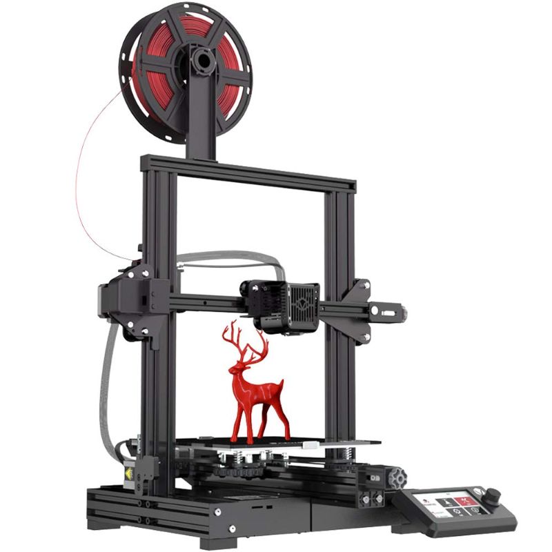 Photo 1 of Voxelab Aquila 3D Printer, DIY FDM All Metal 3D Printers Kit with Removable Carborundum Glass Platform, Resume Printing Function, Print Size 220x220x250mm (Black)
