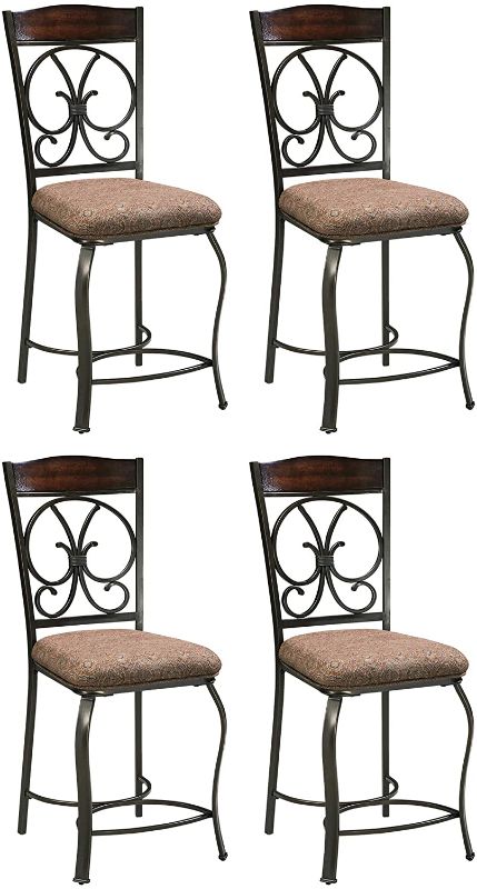 Photo 1 of **INCOMPLETE**
Signature Design by Ashley Glambrey Counter Height Bar Stool, Brown
