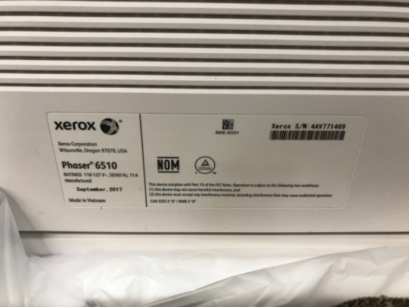 Photo 6 of Xerox Phaser 6510/DNI Color Printer