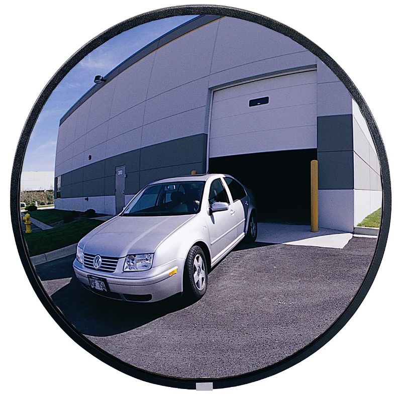 Photo 1 of See All PLX18 Circular Acrylic Indoor Convex Security Mirror, 18" Diameter (Pack of 1)
