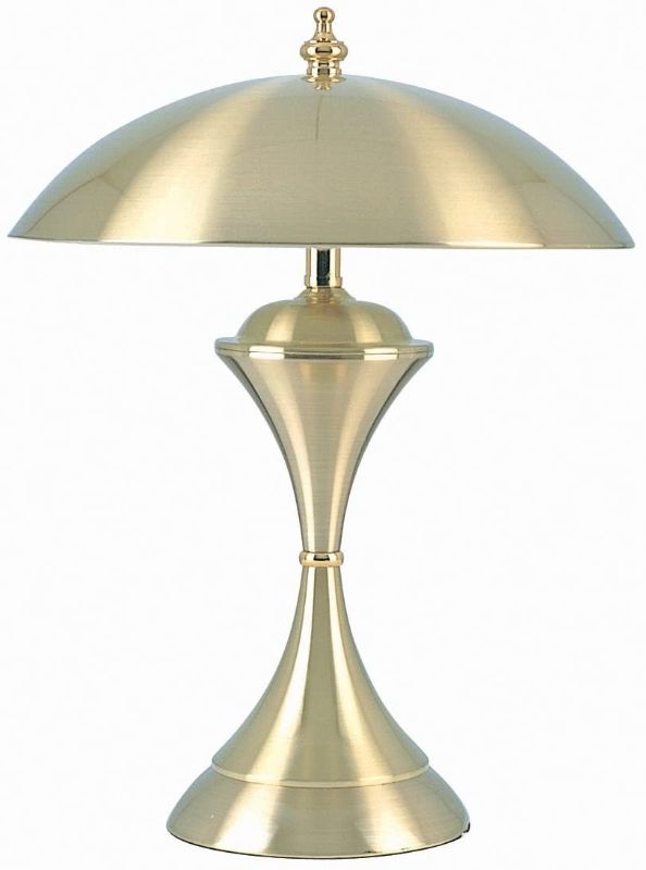 Photo 1 of Ore International K315 50-Watt 3-Way Touch Lamp, 15", Brushed Gold
