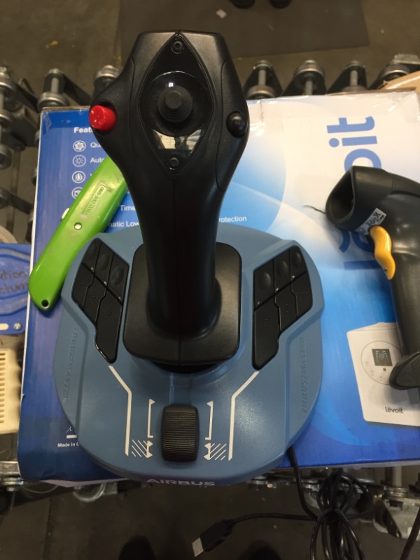 Photo 2 of Thrustmaster TCA Sidestick Airbus Edition Joystick, Grayish Blue
