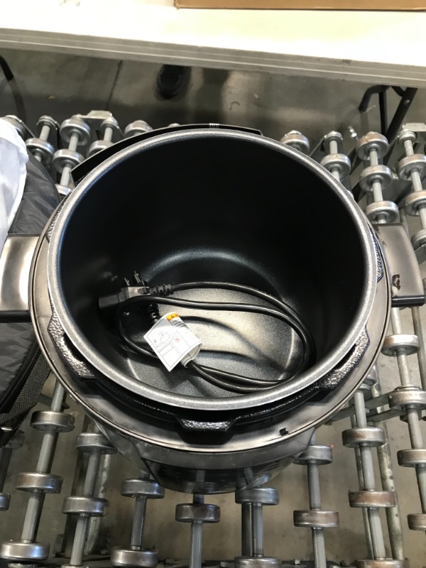 Photo 6 of PARTS ONLY, COMFEE’ 6 Quart Pressure Cooker 12-in-1, One Touch Kick-Start Multi-Functional Programmable Slow Cooker, Rice Cooker, Steamer, Sauté Pan, Egg Cooke
**BOTTOM BROKEN, POWER CORD CANNOT PLUG IN, DOES NOT FUNCTION, FOR PARTS ONLY**