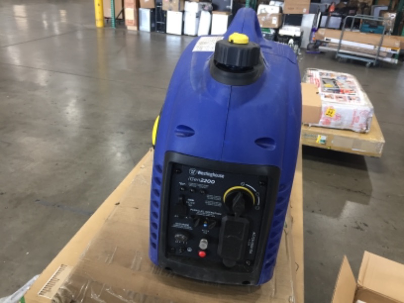 Photo 2 of  Westinghouse iGen2200 Super Quiet Portable Inverter Generator - 1800 Rated Watts and 2200 Peak Watts - Gas Powered - CARB Compliant