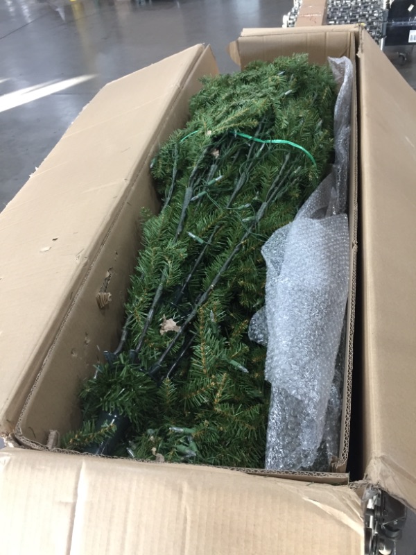 Photo 3 of 12ft National Christmas Tree Company Pre-Lit Dunhill Fir Full Artificial Christmas Tree with 1200 Dual Color LED Lights & Powerconnect729083008290 (NOT FULL SET BOX 2 OF 2)
